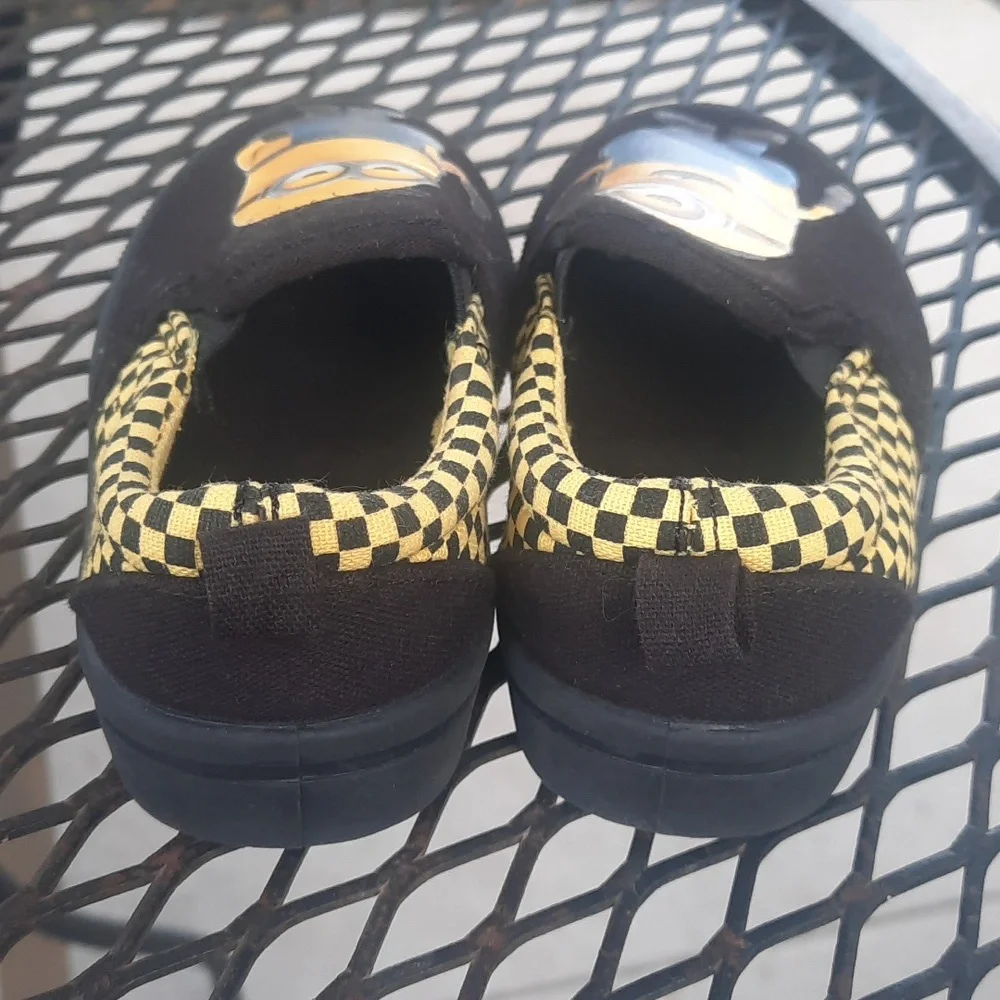 New Minion shoes size 7 slide ons